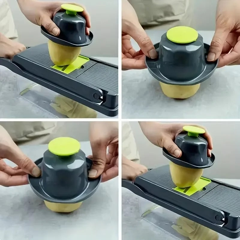 14-Piece Multifunctional Vegetable Grater & Slicer Set