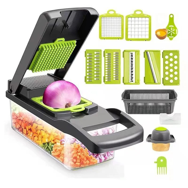 14-Piece Multifunctional Vegetable Grater & Slicer Set