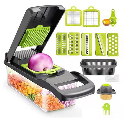 14-Piece Multifunctional Vegetable Grater & Slicer Set