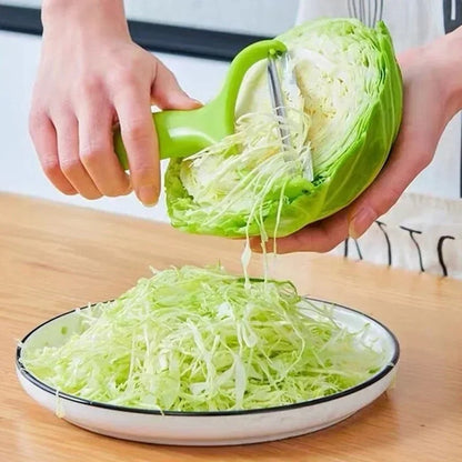 Stainless Steel Vegetable & Fruit Peeler – Wide Mouth Grater, Slicer & Shredder Kitchen Tool