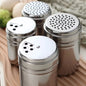 Stainless Steel Seasoning Jar – Rotating Spice & Salt Shaker