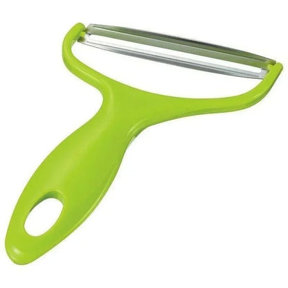 Stainless Steel Vegetable & Fruit Peeler – Wide Mouth Grater, Slicer & Shredder Kitchen Tool