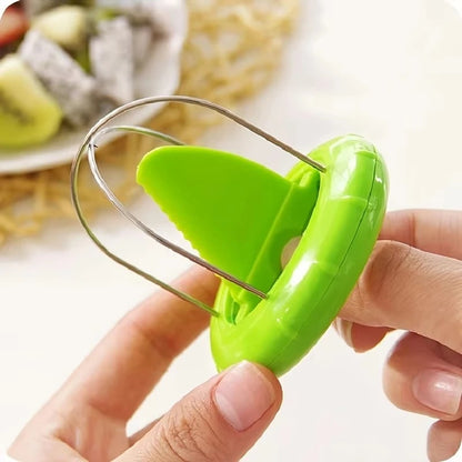 Kiwi Fruit Cutter & Peeler – Stainless Steel Kiwi Slicer, Peeling & Cutting Kitchen Tool