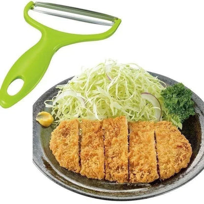 Stainless Steel Vegetable & Fruit Peeler – Wide Mouth Grater, Slicer & Shredder Kitchen Tool