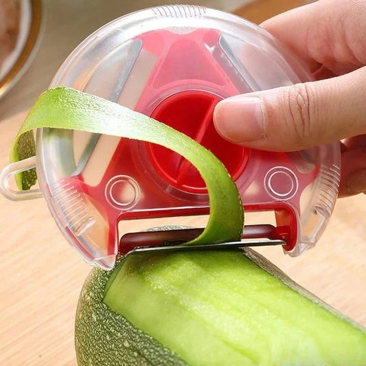 3-in-1 Magic Trio Peeler Set – Vegetable Peeler, Slicer & Julienne Cutter