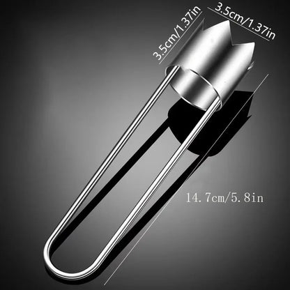 Stainless Steel Fruit & Vegetable Corer – Portable Core Remover