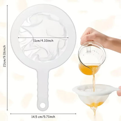 Fine Mesh Strainer Spoon – 200 Mesh Nylon Kitchen Filter