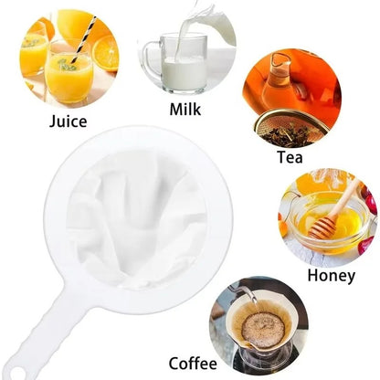 Fine Mesh Strainer Spoon – 200 Mesh Nylon Kitchen Filter