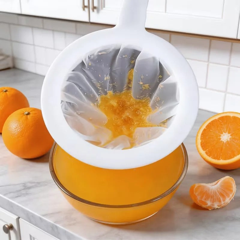 Fine Mesh Strainer Spoon – 200 Mesh Nylon Kitchen Filter