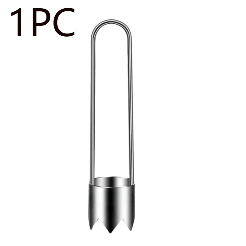 Stainless Steel Fruit & Vegetable Corer – Portable Core Remover