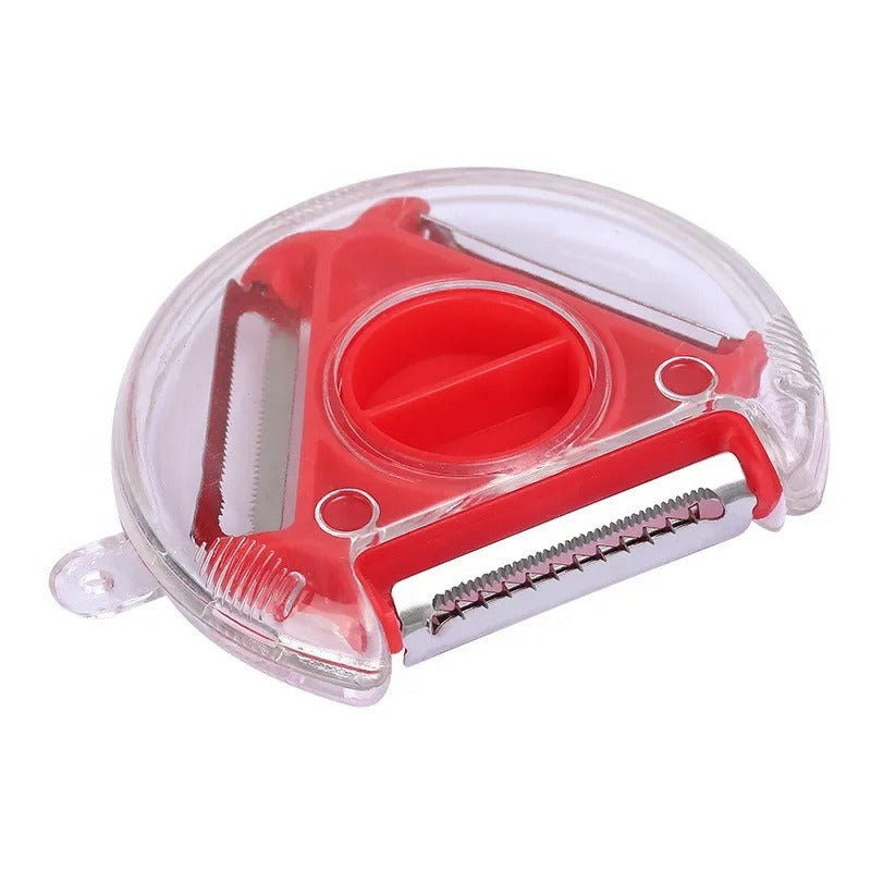 3-in-1 Magic Trio Peeler Set – Vegetable Peeler, Slicer & Julienne Cutter