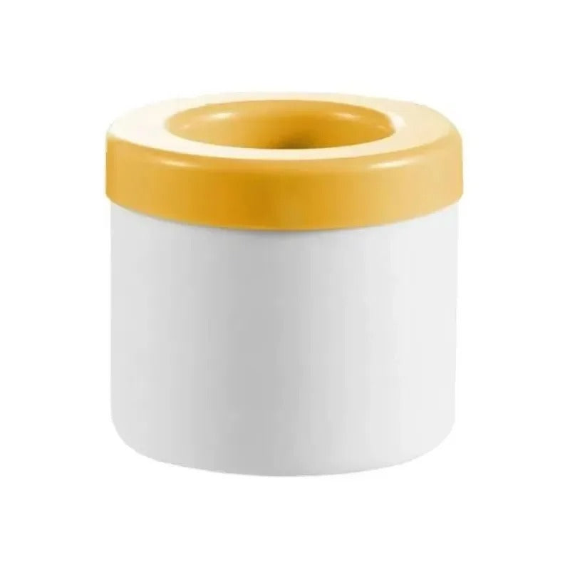 Silicone Round Ice Cube Mold – Reusable Ice Maker with Ice Bucket