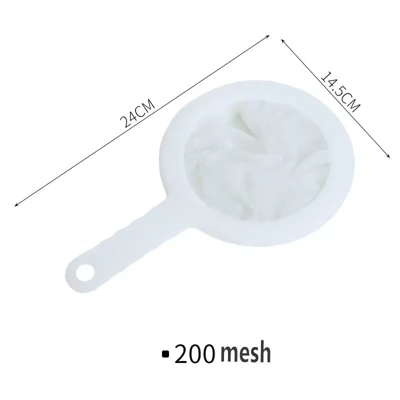 Fine Mesh Strainer Spoon – 200 Mesh Nylon Kitchen Filter