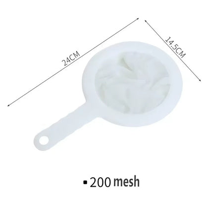 Fine Mesh Strainer Spoon – 200 Mesh Nylon Kitchen Filter